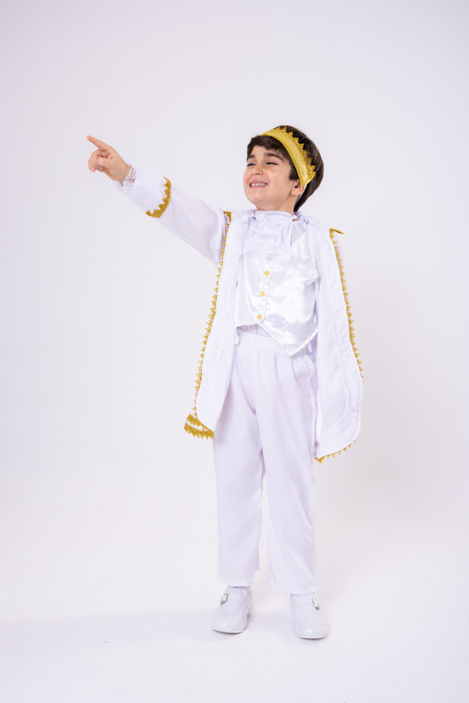 Fantasia Princesa Belli Principe Conde William Branco