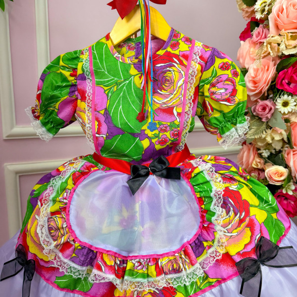Vestido Junino Tropical Carina