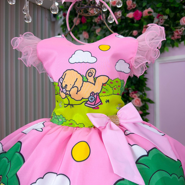 Vestido Temáticos Infantil Luxo Bobbie Goods