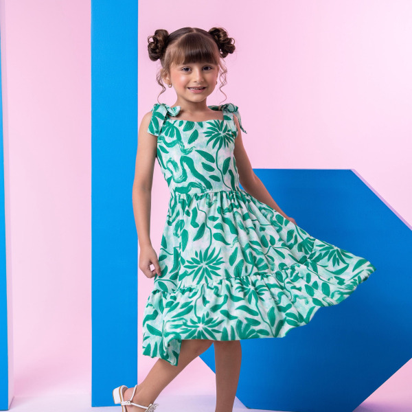 Vestido Banana Club Dandara Verde