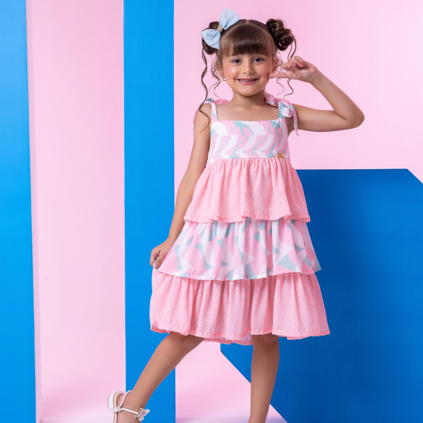 Vestido Banana Club Eloa Rosa