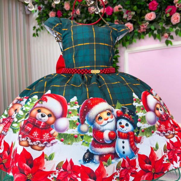 Vestido Banana Club Brilho de Neve – Natal