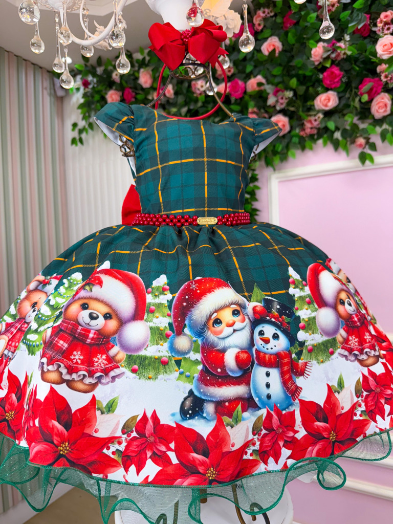 Vestido Banana Club Brilho de Neve – Natal