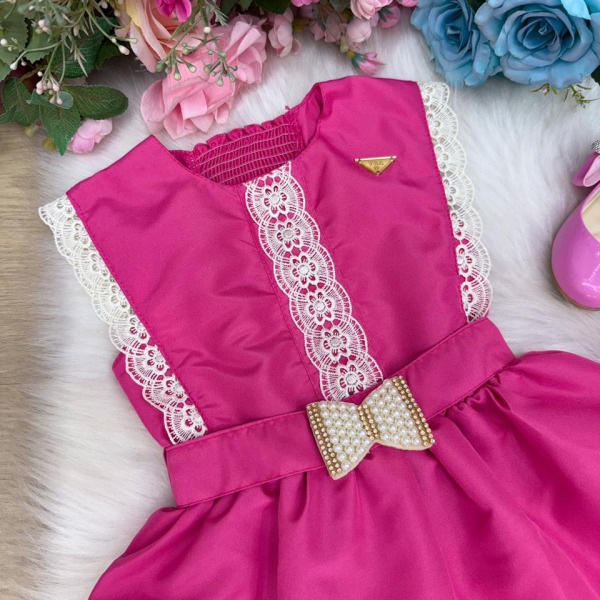Vestido Blogueirinha Valeria Pink