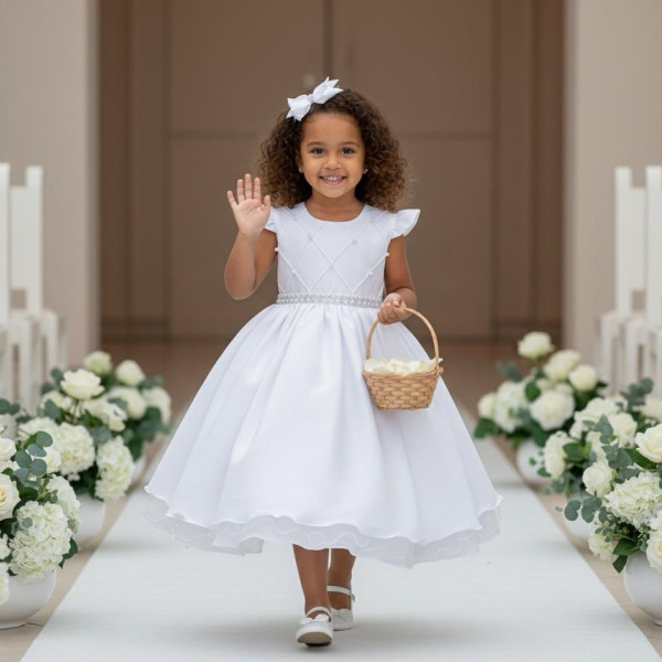 Vestido Ysa Kids Francine Branco