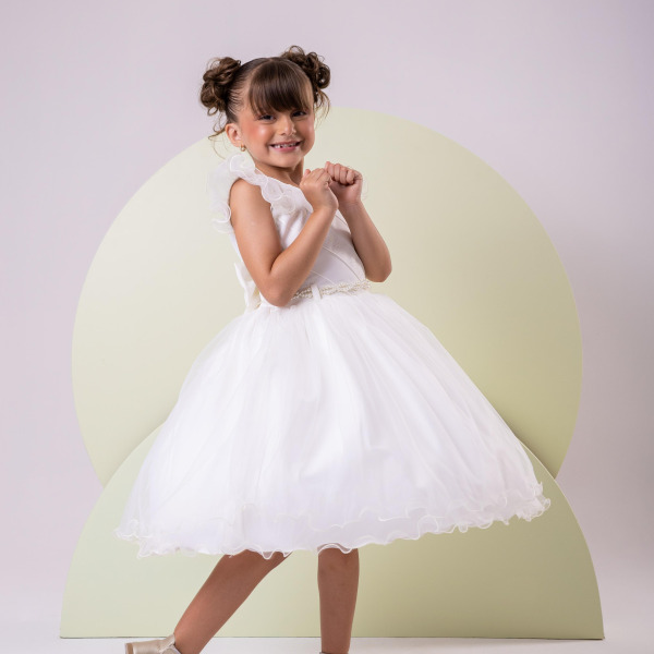 Vestido Infantil Menina Bonita Zoe Off