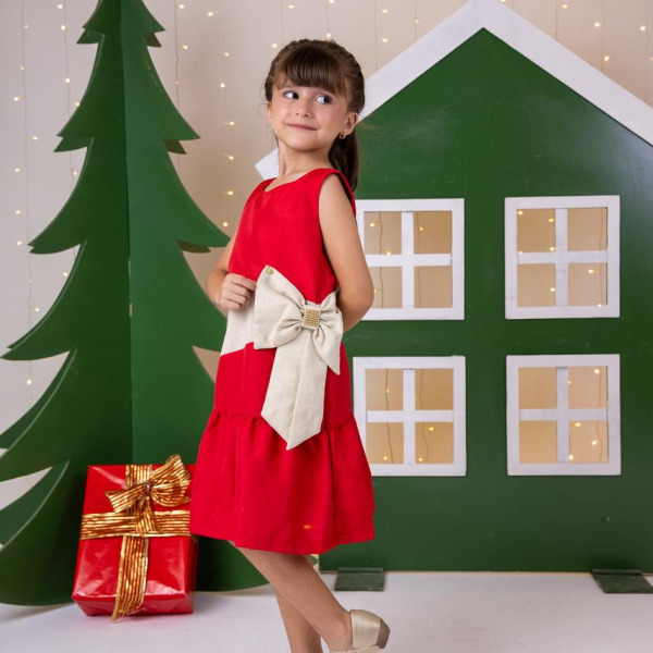Vestido Blogueirinha Rafa Vermelho – Natal