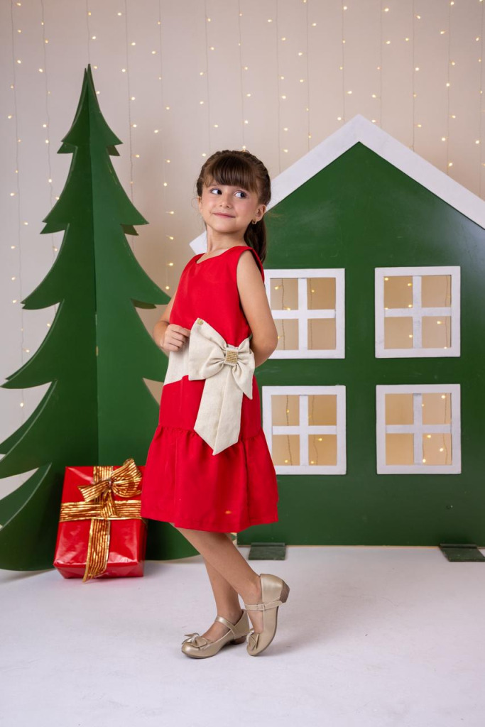 Vestido Blogueirinha Rafa Vermelho – Natal