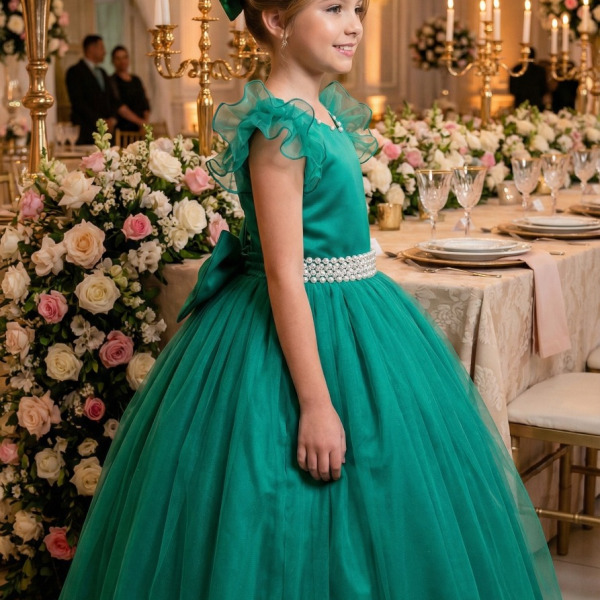 Vestido Marie Longo Amanda Verde Jade