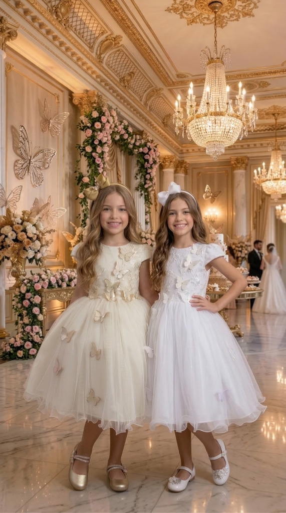 Vestido Juvenil – Midi Vila Lele Sabrina Daminha/Florista