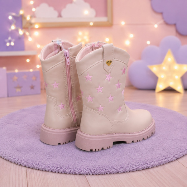 Bota Nilqi Manu Rose Estrela Modelo 2