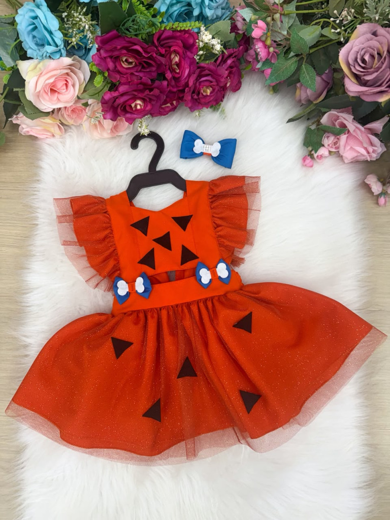 Romper/Vestido Princesa Belli Pequena Pedrita