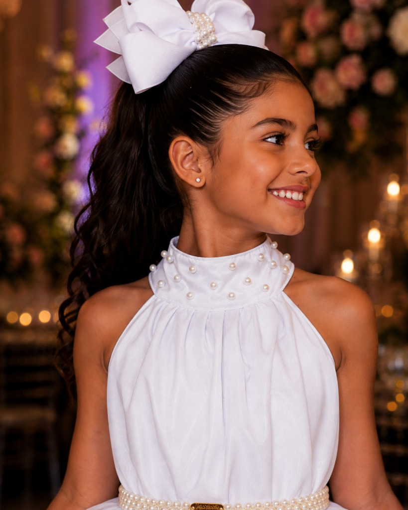 Vestido Banana Club Longo Âmbar Branco