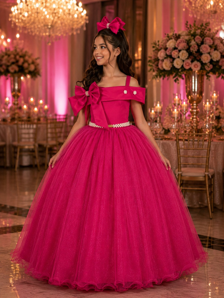 Vestido Banana Club Longo Doce Elegancia Pink